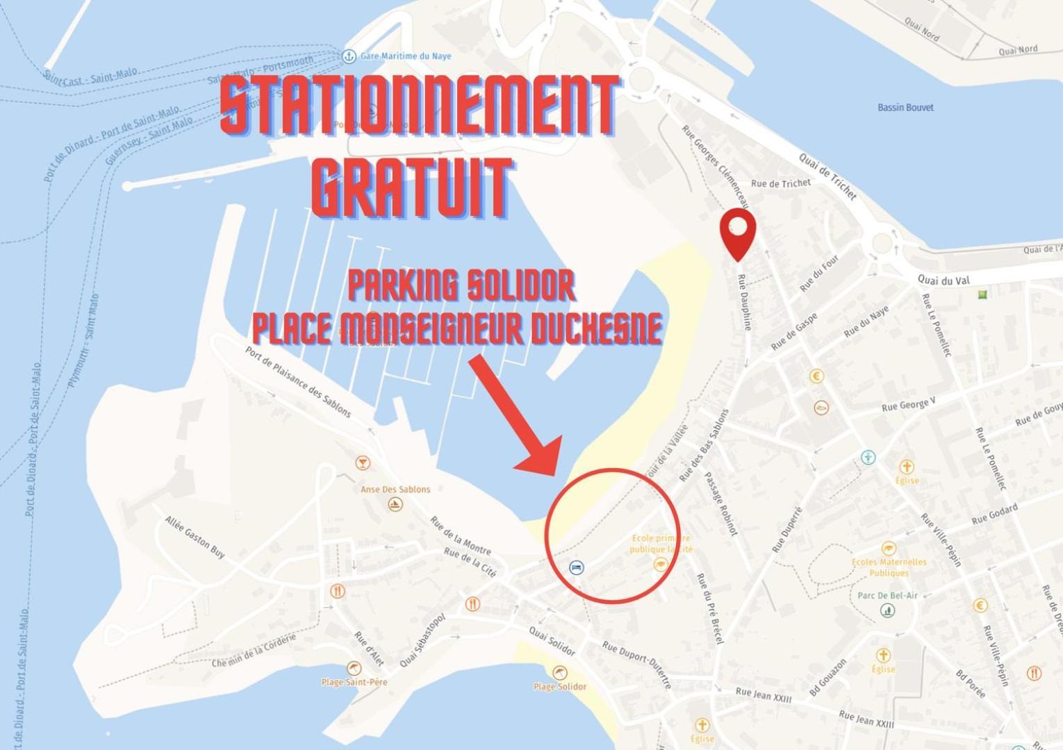 L'Annexe - Plage 50 M Et Remparts A 500 M Saint-Malo Eksteriør bilde