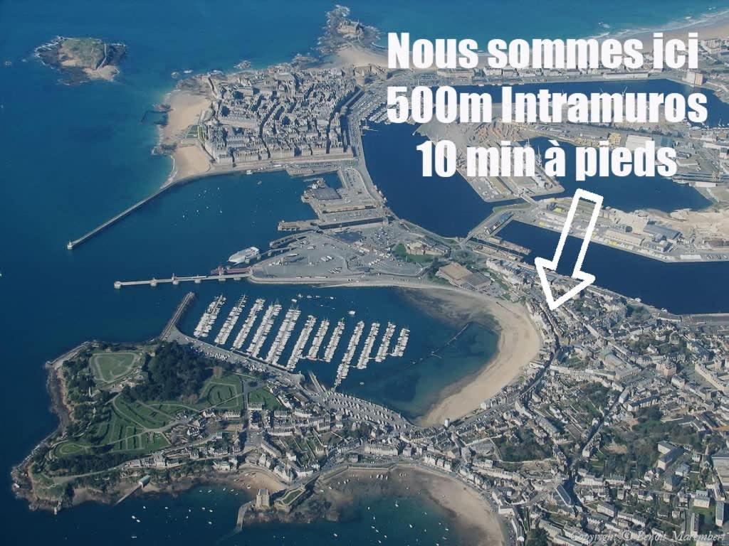 L'Annexe - Plage 50 M Et Remparts A 500 M Saint-Malo Eksteriør bilde